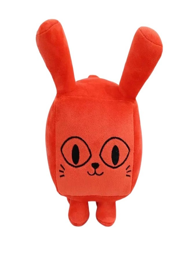 TechMax Solution Cute Square Orange Plush Soft Toy - Image 1